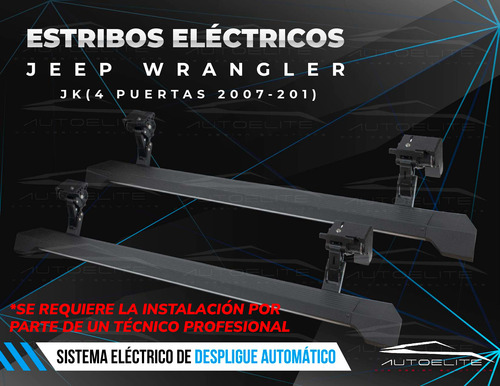 Estribos Electricos Jeep Wrangler Rubicon Jk 4 Puertas 07-17 Foto 3