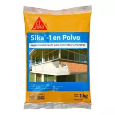 Impermebilizante En Polvo Para Concretos Sika-1 En Polvo 1kg