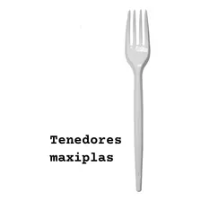 Tenedores Plásticos Maxiplas 1 X 1000