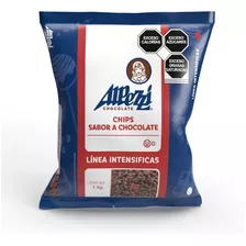 Chips Sabor Chocolate Lácteo 1kg Chispas Bolsa Marca Alpezzi
