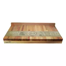 Tabla Raiz Para Mesada Con Tope Mod Traful Madera Eucalipto