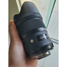 Lente Sigma Art 35mm 1.4 Nikon (pouco Usada)