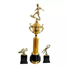Trofeu Campeão + 2 Premiação Simbólicas Destacando Seu Jogo