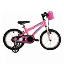 Bicicleta Infantil Feminina Baby Girl Aro 16 Rodinhas Athor 