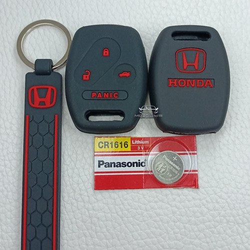 Silicon Funda Llave Honda Civic Accord Con Correa Alta Calid Foto 2