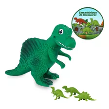 Figura Com Som - Dino World Baby - Espinossauro Com Dinossa