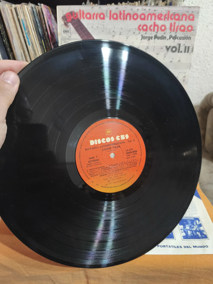 Cacho tirao - Guitarra Latino Americana Vol. II - vinilo 1975