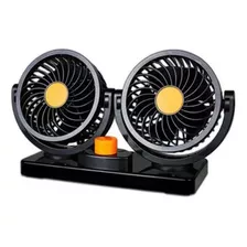 Ventilador Dual Para Carro Auto Interior 360° Cigarrera