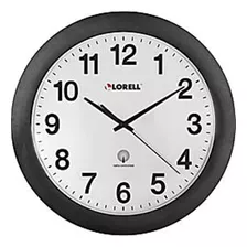 Lorell  reloj De Pared Con Números Arábigos, 30,5