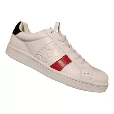 Zapatillas Guess Modelo Urbano Para Hombre Blanco Original