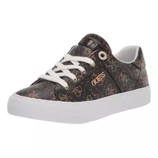 Tenis Guess Original Mujer Casual Comodo Logo Oferta Cafe