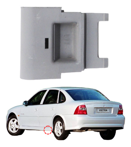 Acabamento Lateral Do Spoiler Vectra 97-05 Traseiro Esquerdo