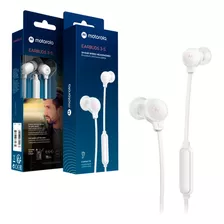 Audífonos Motorola In Ear Wired C/micro Earbuds 3-s - Blanco