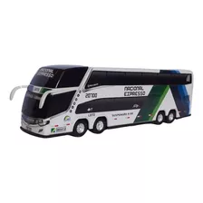 Miniatura Ônibus Nacional Expresso 4 Eixos Pintura Antiga 