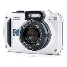 Câmera Digital Kodak Pixpro Wpz2 À Prova D'água Branca