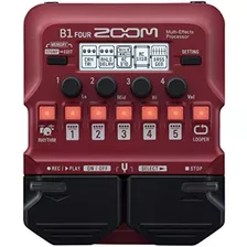 Zoom Bajo Pedal De Múltiples Efectos B1 Cuatro