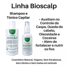 Bioscalp Shampoo Tônico Caspa Queda Oleosidade Vegan S/glú 