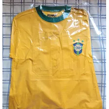Camisa Seleção Brasileira 1972 - Autografada Por Pelé
