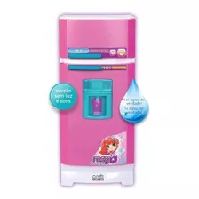 Geladeira Brinquedo Infantil Mágica Cozinha Sai Água+ Brinde