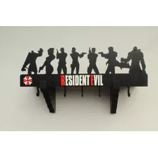 1 Prateleira Cabideiro Banda Resident Evil Decoração