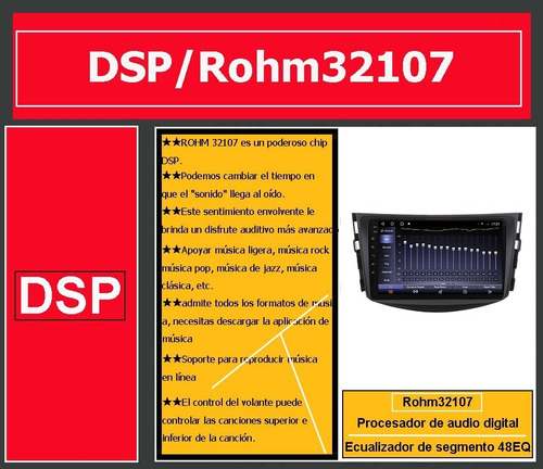 Auto Radio Estreo Android Gps Para Rav4 Rav 4 2006-2012 Foto 7