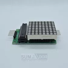 Módulo Matriz De Led Color Rojo 8x8 Max7219