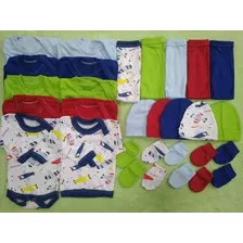 Pack 5 Ajuar Bebe Talla 0/3 Meses