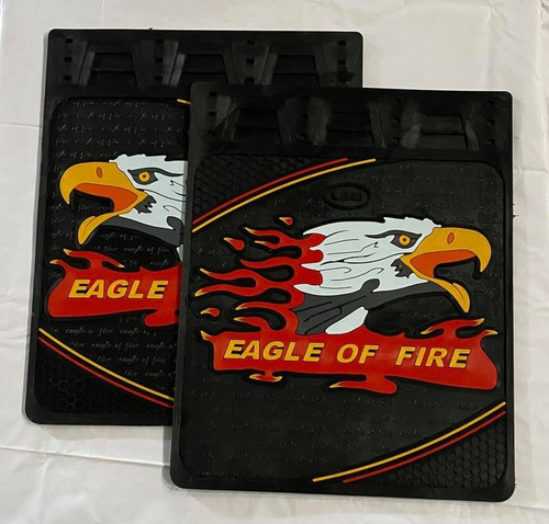 Par Loderas Flexibles Camin Emblema Aguila De Fuego Foto 5
