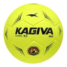 Bola De Handebol Kagiva K3 Pro Costurada Cor Amarelo