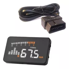 Velocímetro Projetor Parabrisa Obd2 Computador De Bordo Hud