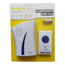 Campainha Sem Fio B-max Bm-604, Receptor, 15 Metros, Branca