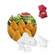 Kit 3 Formas Coxinha Salgado Modela Pequena Média Grande