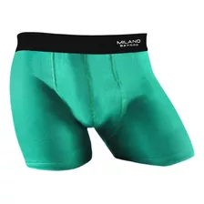 12 Bóxer Tipo Short Para Hombre Con Fibra De Bambú