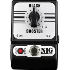 Pedal De Guitarra Nig Pbb Black Booster