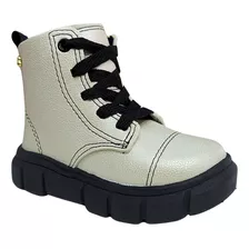 Bota Coturno Infantil Menina Worldcolors Music Tratorada