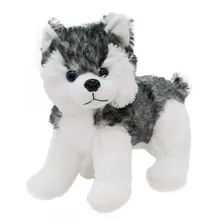 Cachorro De Pelúcia Husky Levantado 40 Cm