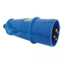 Plug Industrial Newkon 3p+t 63a 9h Ip67 N4579 Azul - Steck