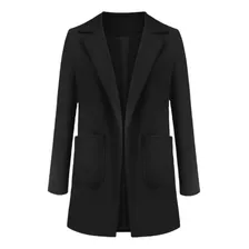 Mujer De Elegante Color Sólido Saco Blazer ,blazer Dama