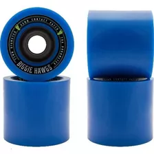 4roda Landyachtz Biggie Hawgs 73mm Longboard Skate 78a Azul