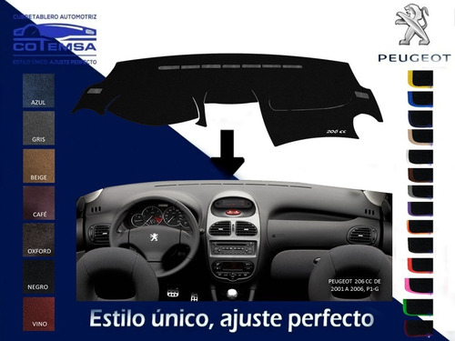 Cubretablero Automotriz Peugeot 206 Cc 2001 Al 2006 Foto 5