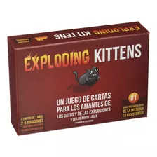 Juego Mesa Cartas Exploding Kittens Gatos Explosivos 