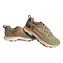 Tenis The North Face Vectiv Futurelight Cuero Lino/naranja