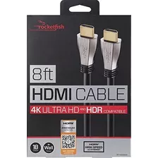 Rocketfish - Cable Hdmi De Pared De 8 '.