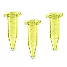 Tubo 0,5ml Centrifugação Amarelo Microtubo Pct. 1000 Tubos