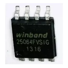 25q64fvsig - Eprom 25q64 Bios Ci Virgem Winbond - 5 Peças