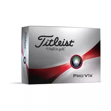 Bolas De Golf Titleist Pro V1x 2023 La Mas Usada En El Pga Color Blanco