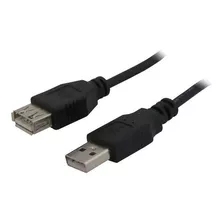 Cabo Extensor Usb 1,80 Metros Cor Preto