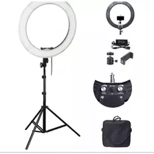 Ring Light R19 Rl18 80w 448 Leds 48cm + Sup Celular + Tripe