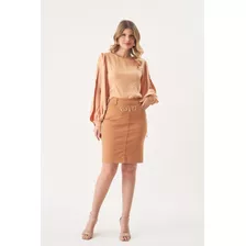 Saia Samantha Moda Evangélica Joyaly 12684