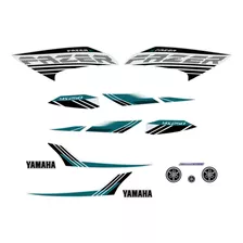 Kit Adesivos Yamaha Fazer 250 2016 Branca Emblemas Completo